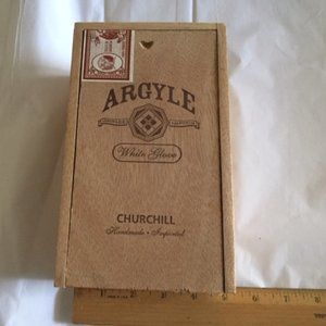 Argyle Churchill Slide open Cigar Box